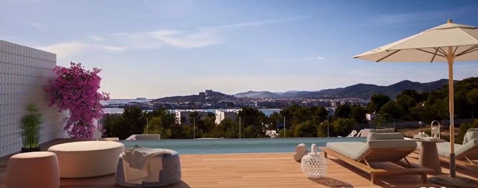 Apartamentos de lujo en el Cap Martinet con bonitas vistas