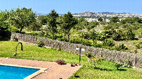 Villa en Jesus con vistas panorámicas al campo hasta Villa D'Alt