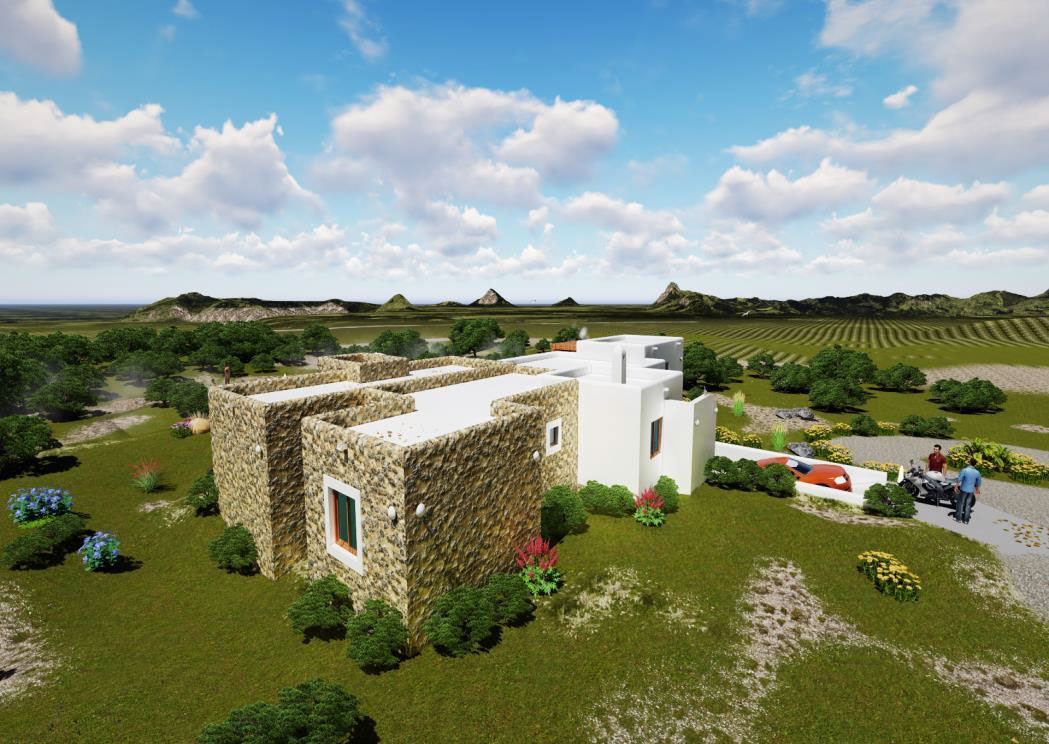 Parcela con proyecto básico aprobado para vivienda unifamiliar con piscina en Cap de Barbaria Formentera