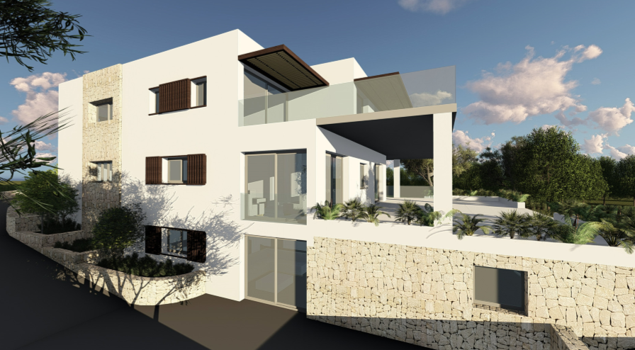 Bonita villa con licencia para una villa moderna en Can Rimbau en venta