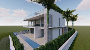 Muy bonita casa moderna de 250 m2 con vistas al mar en Ses Torres
