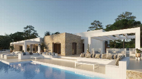 Impresionante villa - por terminar - con fantásticas vistas cerca de la playa en venta en Cala Conta
